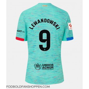 Barcelona Robert Lewandowski #9 Tredjetrøje Dame 2023-24 Kortærmet